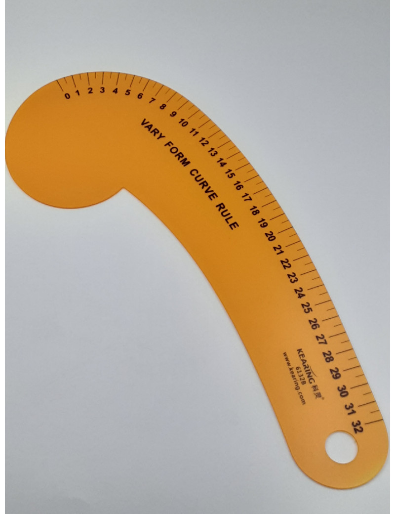 COURBE 32CM GRADUEE PLASTIQUE