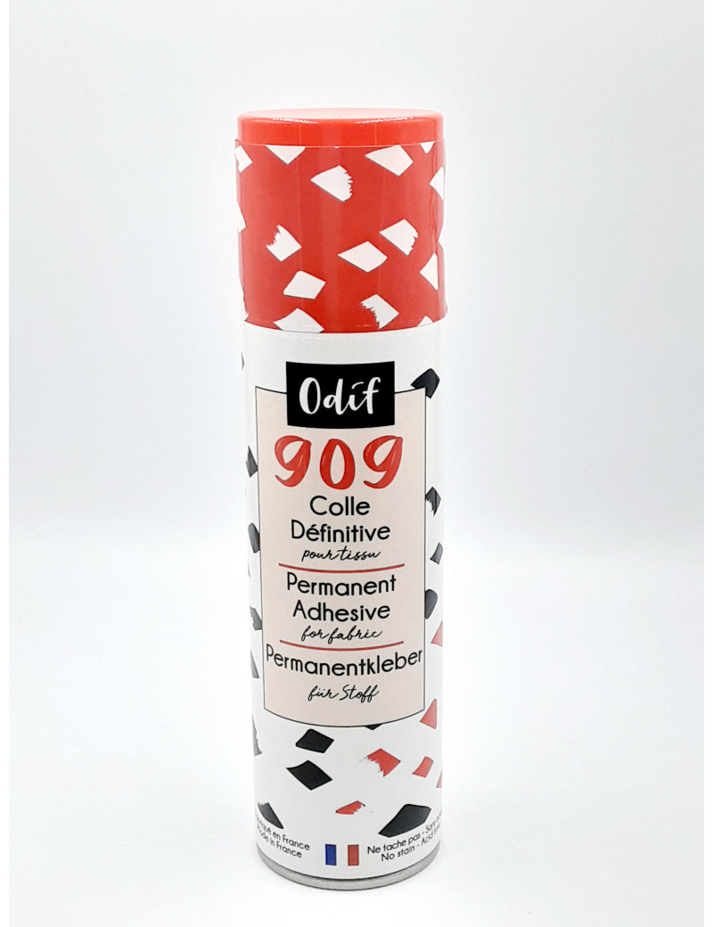 COLLE SPRAY DEFINITIVE POUR TISSUS REF 909 EN AEROSOL DE 250 ML