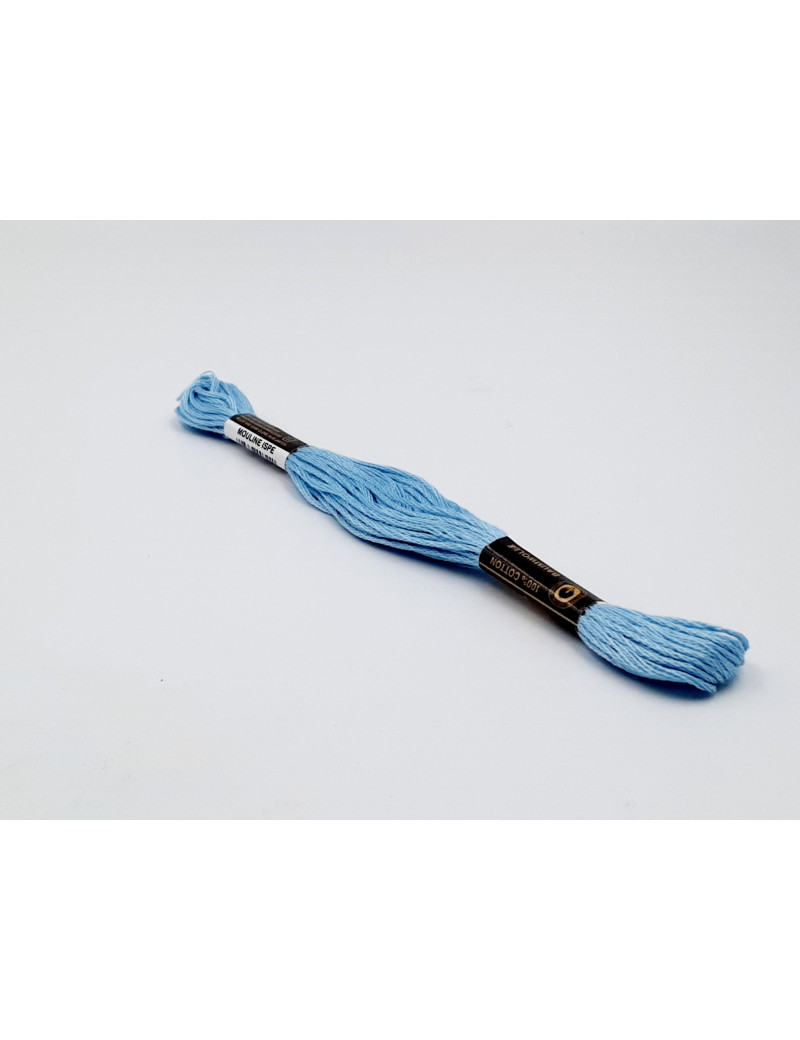 FIL A BRODER COTON 8 M - COULEUR BLEU CLAIR 359