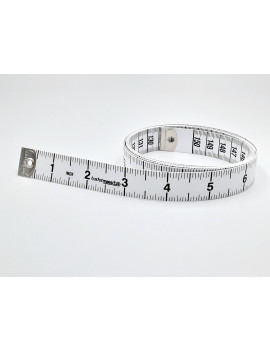 Mètre Ruban Souple 300 Cm / 120 Pouces - PVC - Double échelle Cm/pouces - Pour Couture, Bricolage, Mesure De Formes Courbes