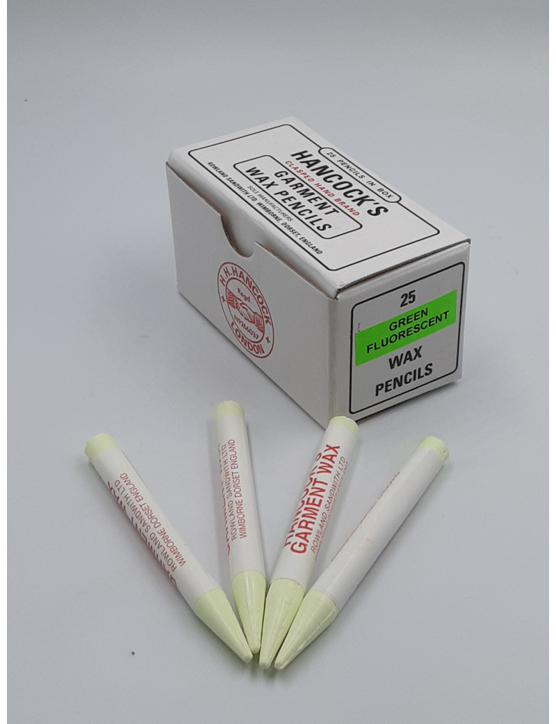 CRAYON CIRE VERT FLUO BTE 25