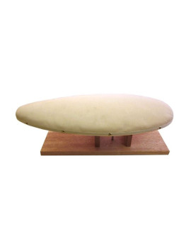 COUSSIN DE REPASSAGE SUR SOCLE EN BOIS 58 CM X 26 CM