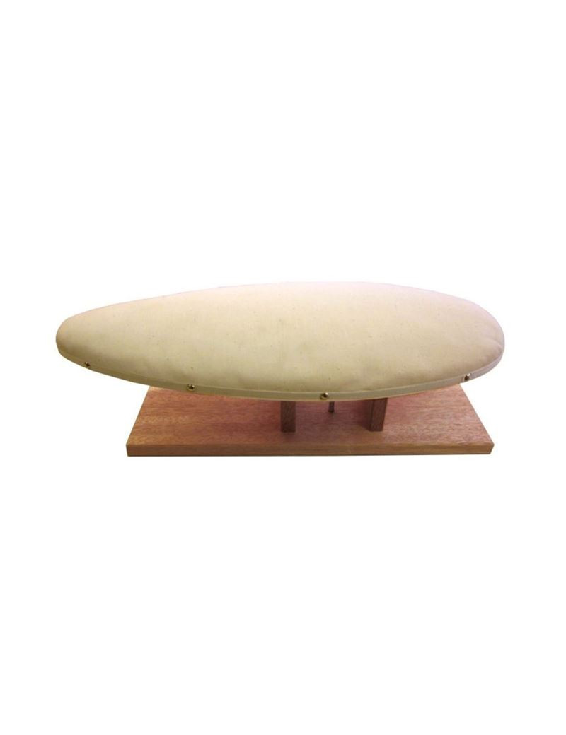 COUSSIN DE REPASSAGE SUR SOCLE EN BOIS 58 CM X 26 CM