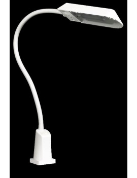 LAMPE LED FLORE 6.5 W BRAS FLEXIBLE 100 CM - COLORIS BLANC