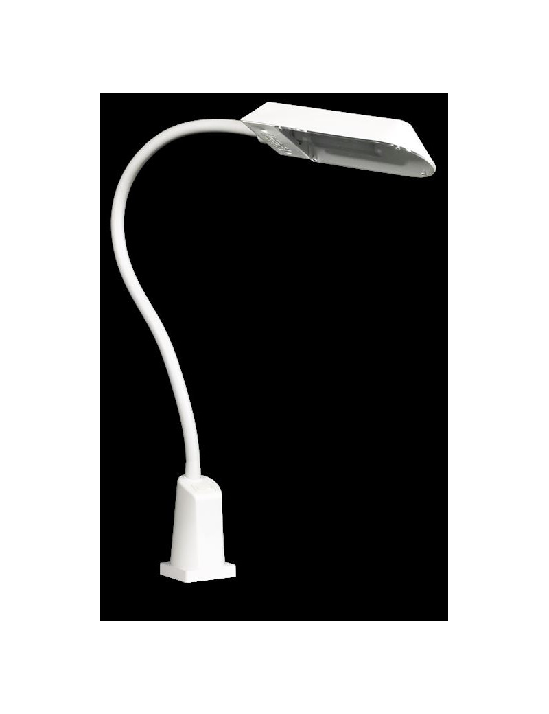 LAMPE LED FLORE 6.5 W BRAS FLEXIBLE 100 CM - COLORIS BLANC