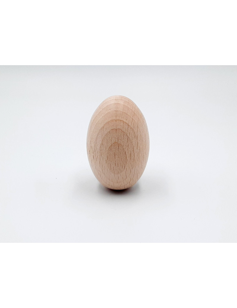 OEUF A REPRISER EN BOIS DE HETRE NON TRAITE 6 CM