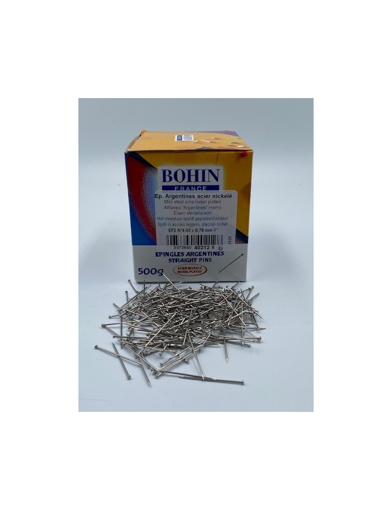 EPINGLE ARGENTINE EF2 N°4 500G 30 x 0.78MM