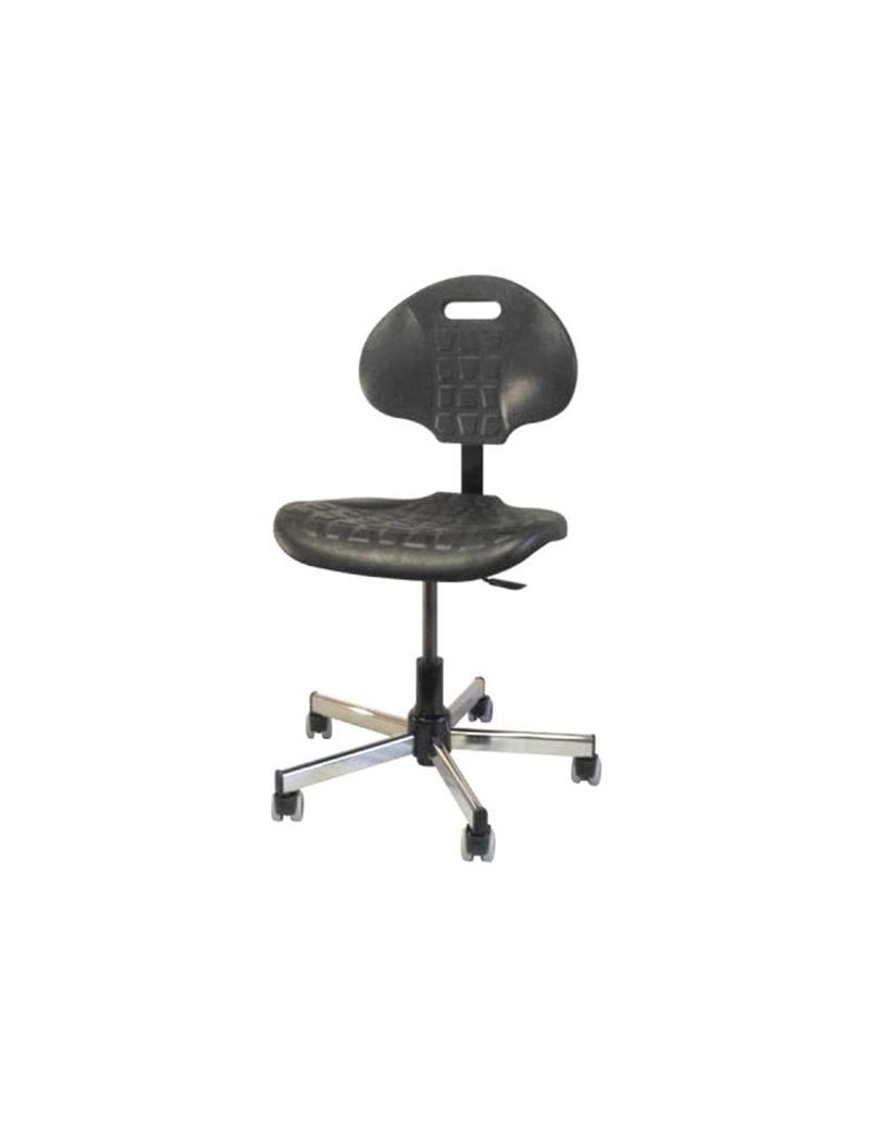 SIEGE ERGO HAUT NOIR 55-80CM REPOSE PIEDS ET ROULETTES