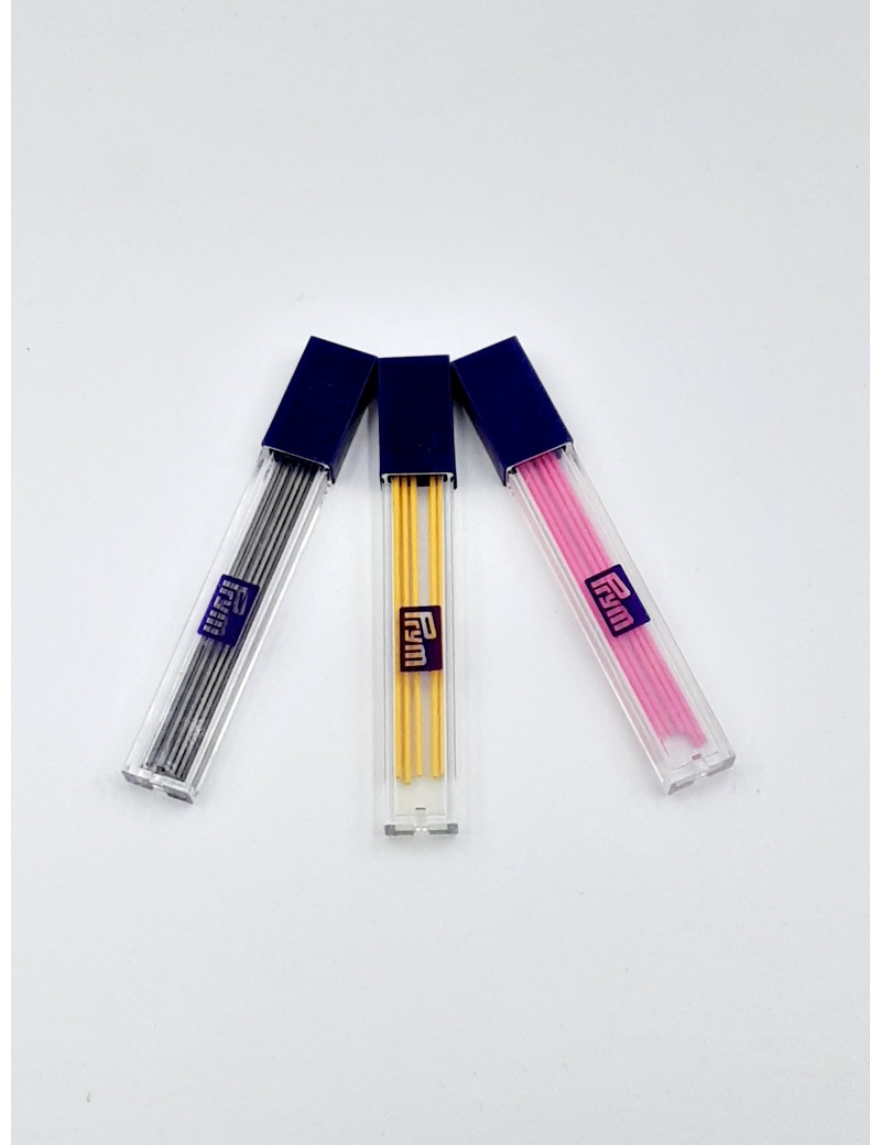 MINES 0.9 mm PAR 3 ETUIS ASSORTIS PAR 6 GRIS/JAUNE/ROSE