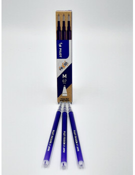 SET DE 3 RECHARGES FRIXION BALL -VIOLET- POINTE MOYENNE