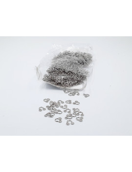 CROCHETS BOHIN N° 2 COLORIS ARGENT FEMELLES BOITE DE 1000