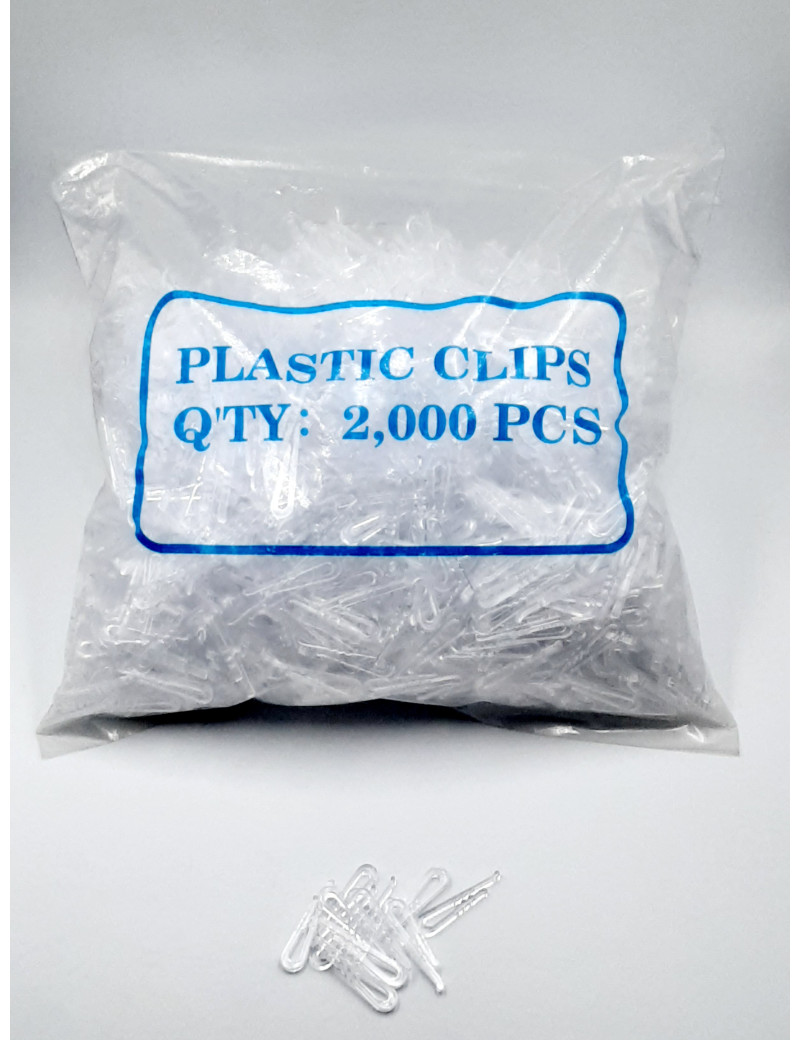 CREVETTES TRANSPARENTES 42MM  PAQUET DE 2000