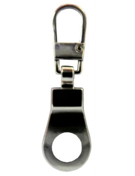 TIRETTE DE FERMETURE ECLAIR P43 SF TEINTE SILVER FINISH