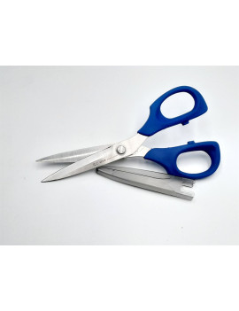 CISEAUX DE COUTURE AVEC PROTECTEUR 165 MM BLEU