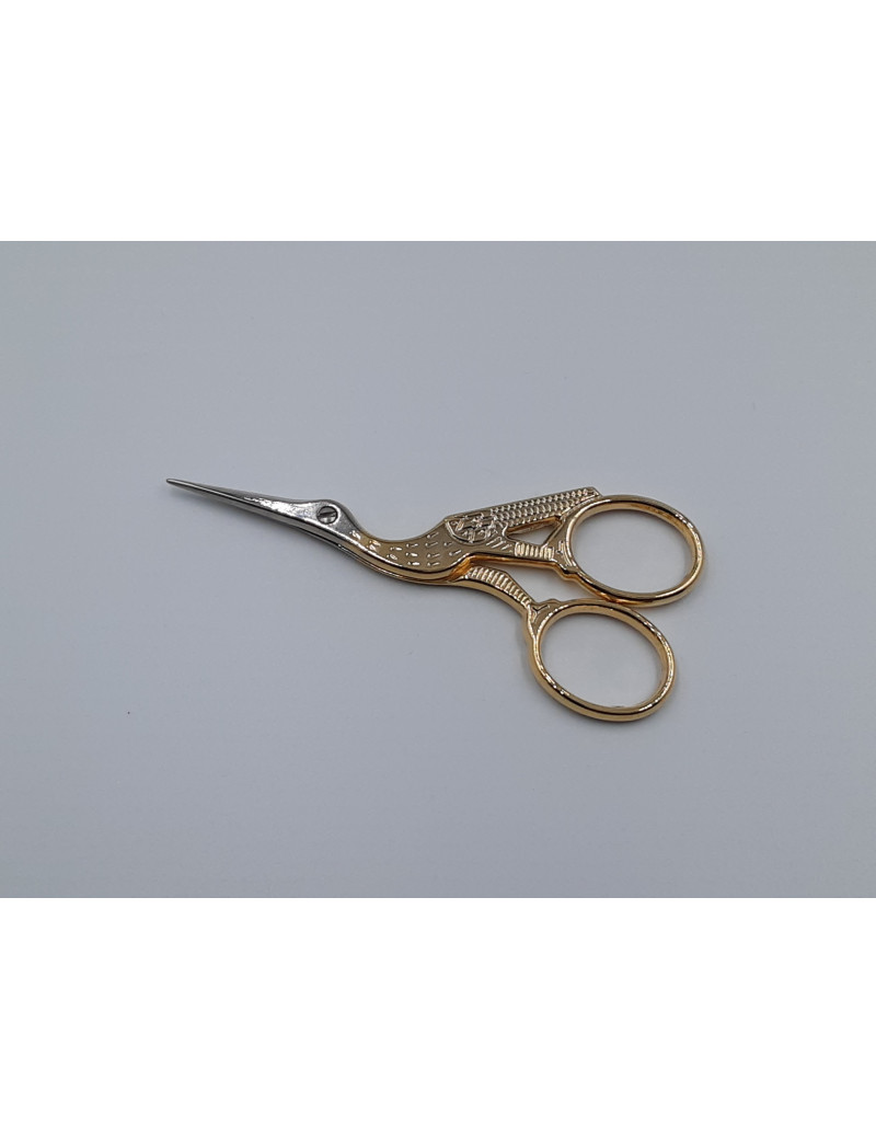 CIS.BRODER CIGOGNE DORE 9CM