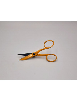 CISEAUX LINGERE EPOXY 11 CM JAUNE OR