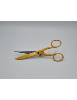 CISEAUX LINGERE EPOXY 17 CM JAUNE OR