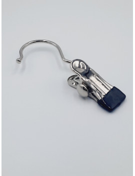 CROCHET PINCE 12 CM CHROME A L'UNITE