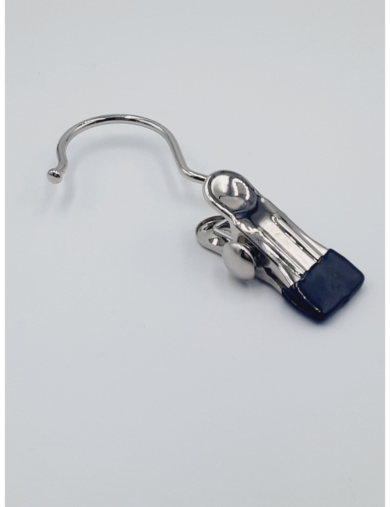 CROCHET PINCE 12 CM CHROME A L'UNITE