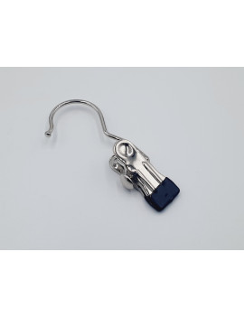 CROCHET PINCE 12 CM CHROME A L'UNITE