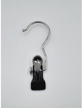 CROCHET PINCE 12 CM CHROME A L'UNITE