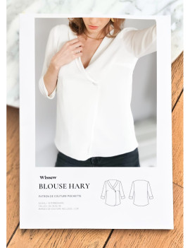 CHEMISE FEMME HARY PATRON PAPIER DU 34 AU 46