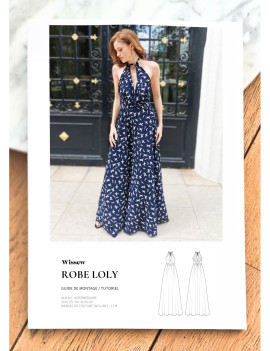 ROBE LOLY PATRON PAPIER DU 34 AU 46