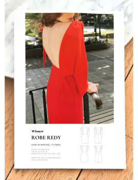 ROBE DE SOIREE REDY PATRON PAPIER DU 34 AU 42