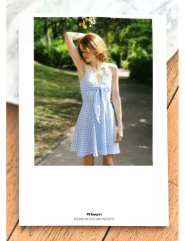 ROBE & TOP HOLLY PATRON PAPIER DU 34 AU 42