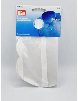 DESSOUS DE BRAS JETABLES AUTOCOLLANTS COLORIS BLANC - 4 PAIRES