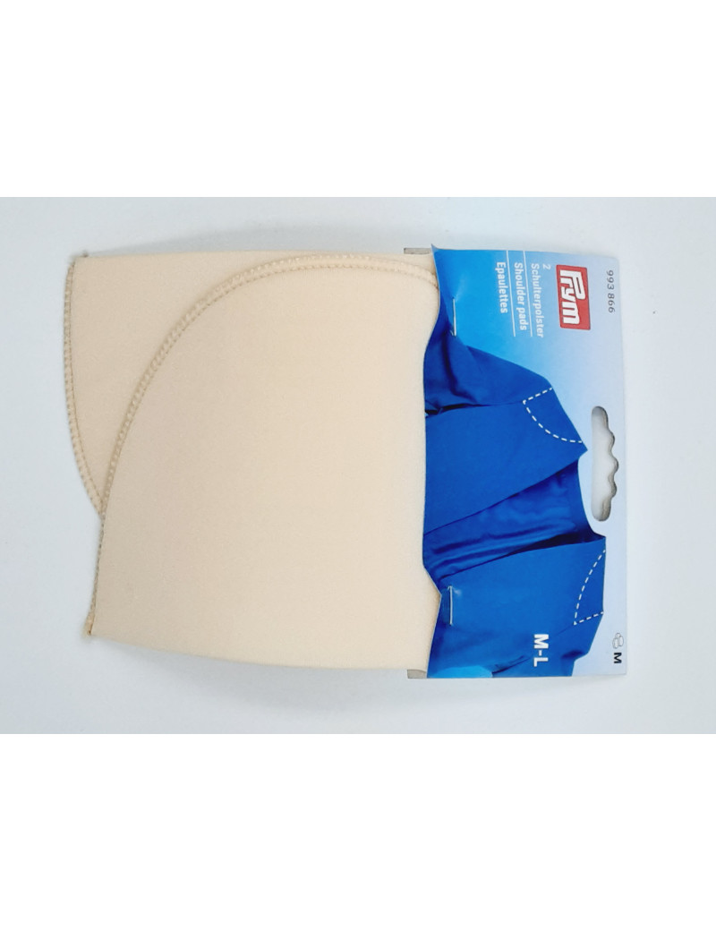 EPAULETTE A COUDRE DEMI LUNE TAILLE M/L COLORIS PEAU - 2 PIECES