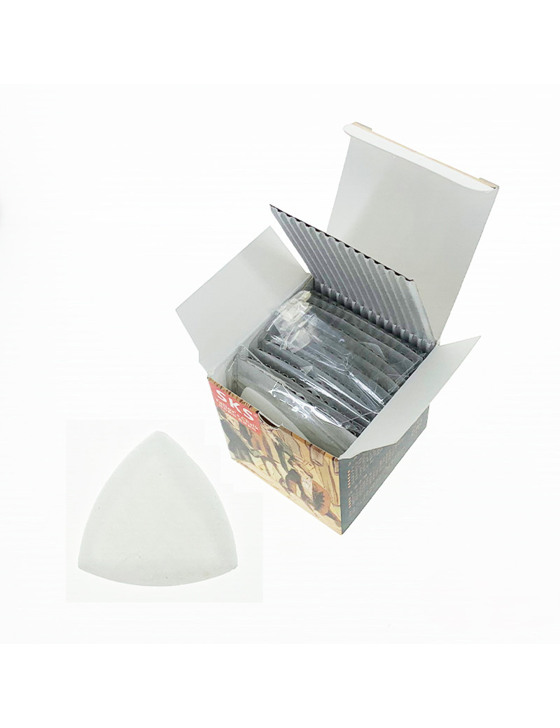 CRAIE BLANCHE EFFACABLE AU FER A 150 °- BOITE DE 10 CRAIES