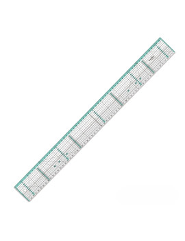REGLE 60CM AVEC BORD METALLIQUE POUR DECOUPE AU CUTTER