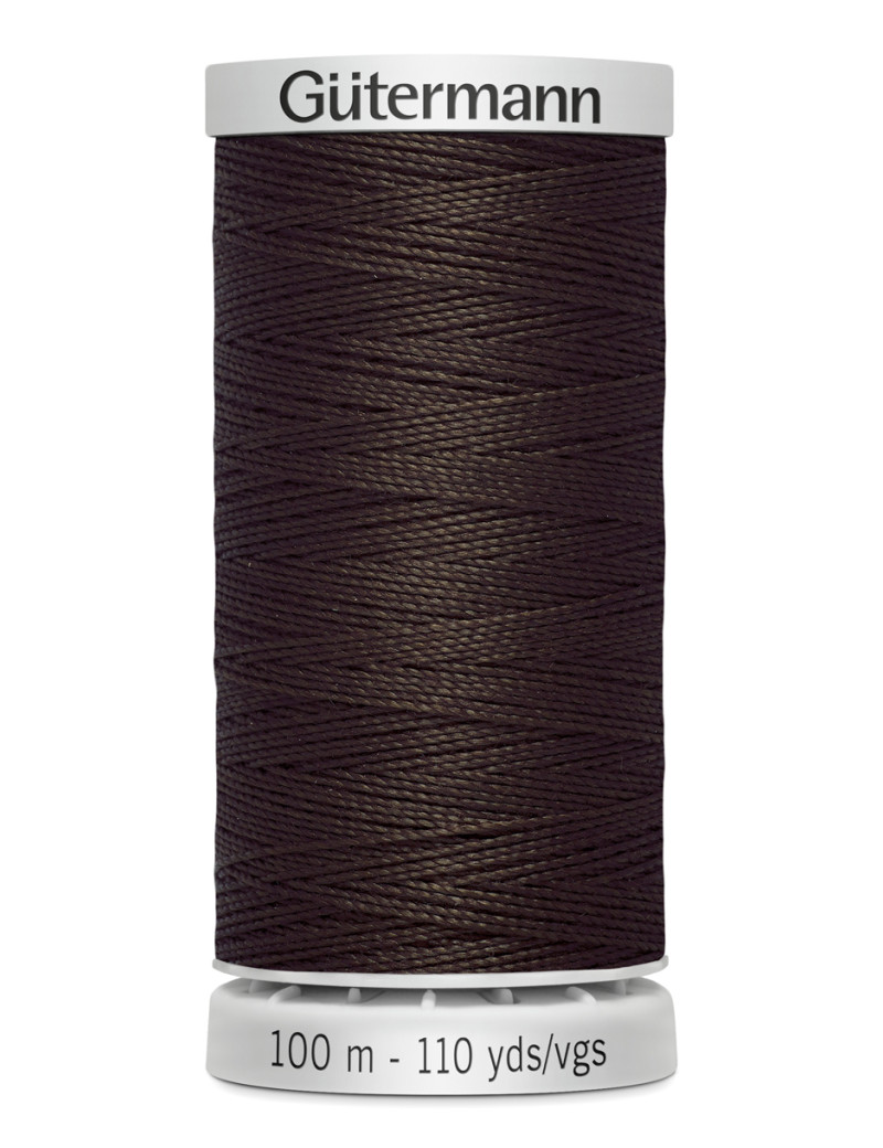 EXTRA FORT GUTERMANN 100 % POLYESTER BRUN FONCE