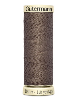 FIL GUTERMANN 100 % POLYESTER 100 M BISTRE