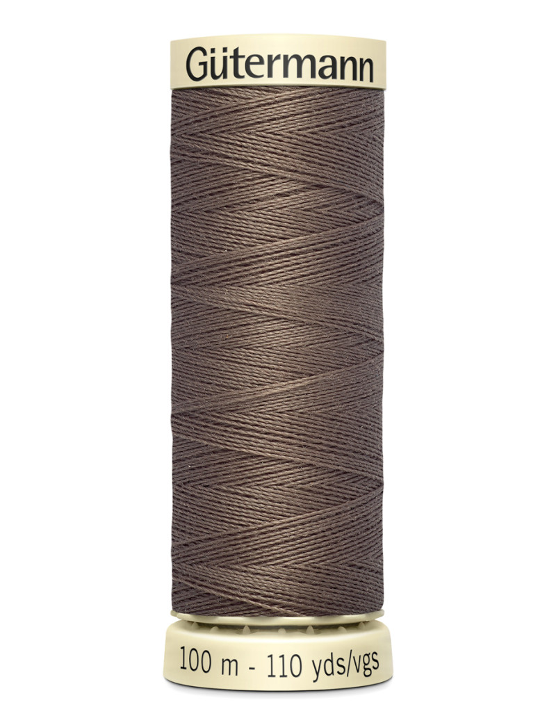 FIL GUTERMANN 100 % POLYESTER 100 M BISTRE