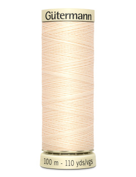 FIL GUTERMANN 100 % POLYESTER 100 M CHAMPAGNE