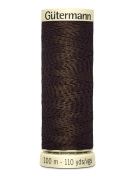 FIL GUTERMANN 100 % POLYESTER 100 M BRUN