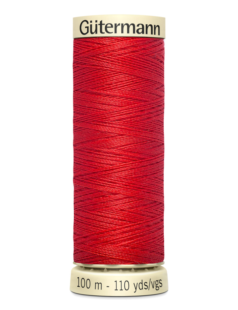 FIL GUTERMANN 100 % POLYESTER 100 M ROUGE