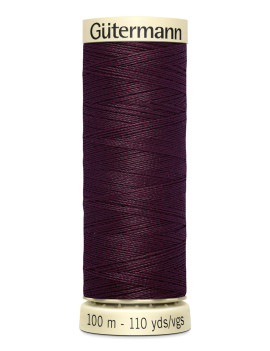 FIL GUTERMANN 100 % POLYESTER 100 M PRUNE