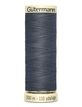 FIL GUTERMANN 100 % POLYESTER 100 M CHARBON