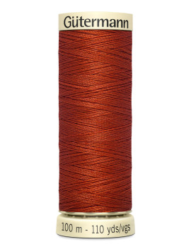 FIL GUTERMANN 100 % POLYESTER 100 M TERRACOTTA