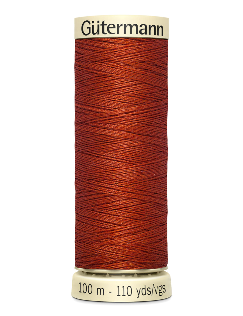 FIL GUTERMANN 100 % POLYESTER 100 M TERRACOTTA