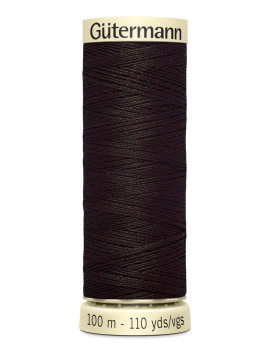 FIL GUTERMANN 100 % POLYESTER 100 M NOIR