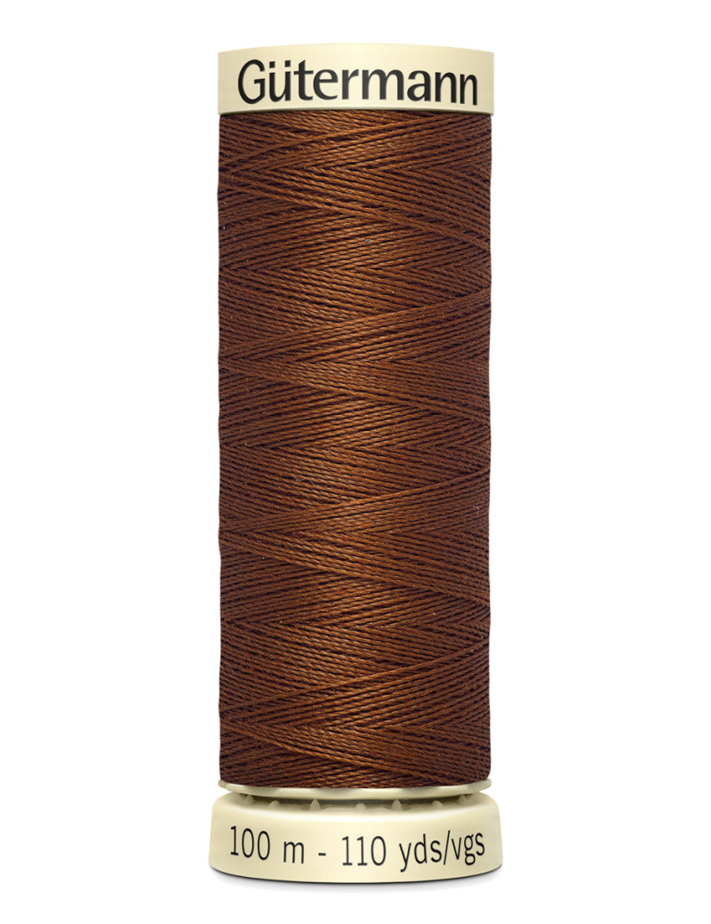 FIL GUTERMANN 100 % POLYESTER 100 M BRUN CUIVRE