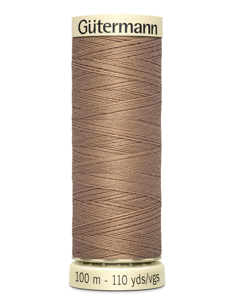 FIL GUTERMANN 100 % POLYESTER 100 M CARAMEL