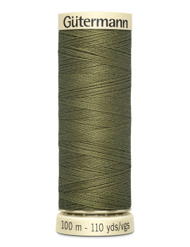 FIL GUTERMANN 100 % POLYESTER 100 M VERT KAKI