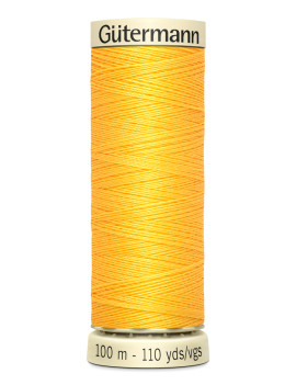 FIL GUTERMANN 100 % POLYESTER 100 M JAUNE POUSSIN