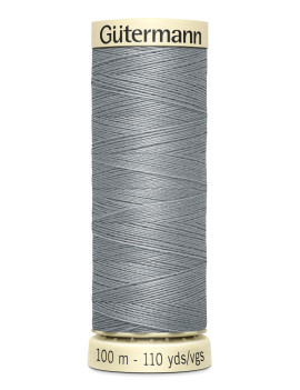 FIL GUTERMANN 100 % POLYESTER 100 M GRIS ARGENT