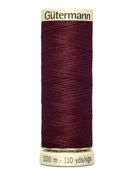 FIL GUTERMANN 100 % POLYESTER 100 M ROUGE BOURGOGNE